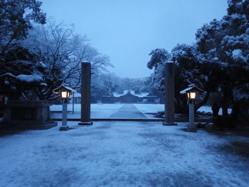 雪の讃岐宮