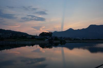 大塚池夕景写真２