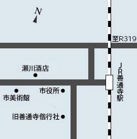 善通寺駅地図