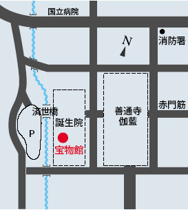 宝物館地図
