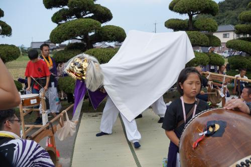 阿瀬獅子組獅子舞写真2