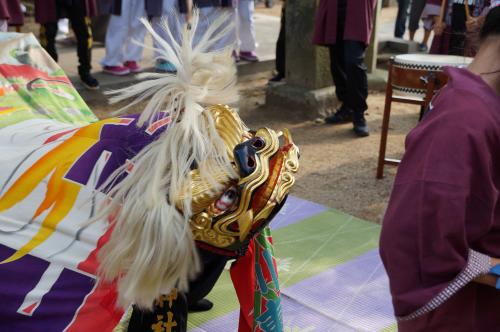 弘田川東獅子組写真2