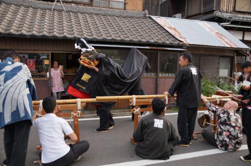 金蔵寺本村獅子組獅子舞写真１