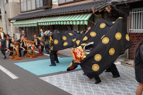 六条獅子組獅子舞写真１