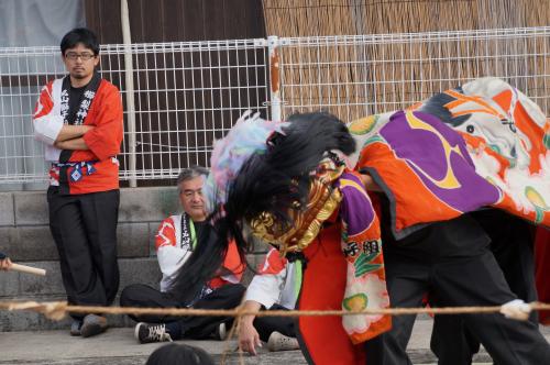 丸山獅子組獅子舞写真1