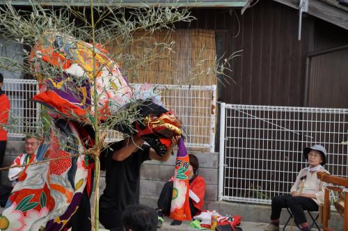 丸山獅子組獅子舞写真２