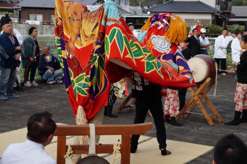 上川原獅子組獅子舞写真３４