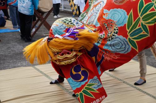 上川原獅子組獅子舞写真３５