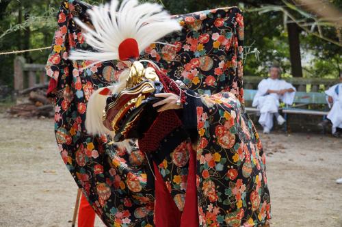 南原獅子組獅子舞写真１