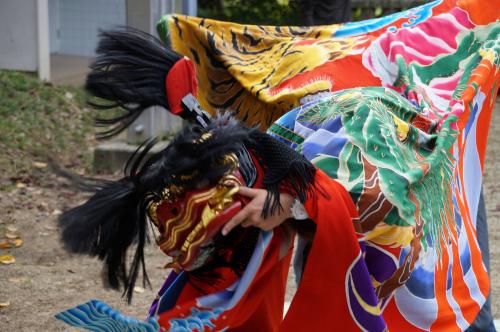 北原獅子組獅子舞写真１