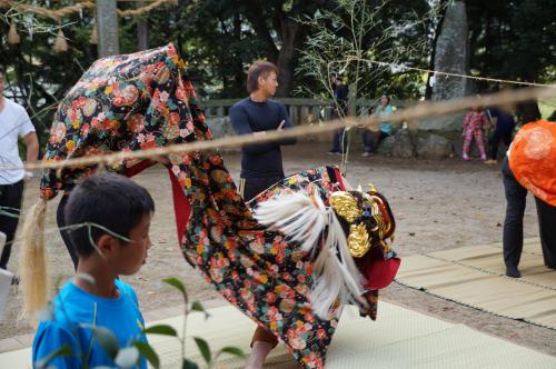 南原獅子組獅子舞写真３