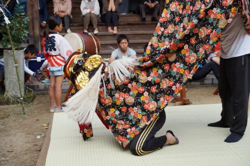 南原獅子組獅子舞写真３３