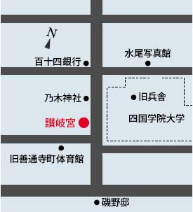 讃岐宮地図