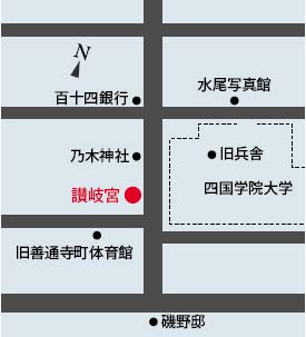 讃岐宮地図