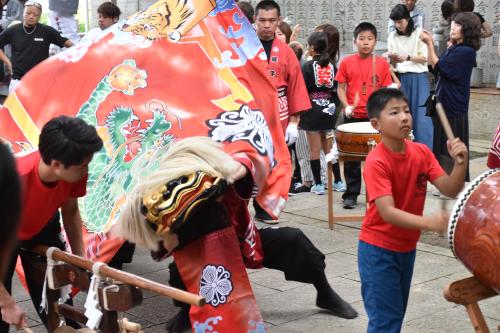 西下所獅子組写真