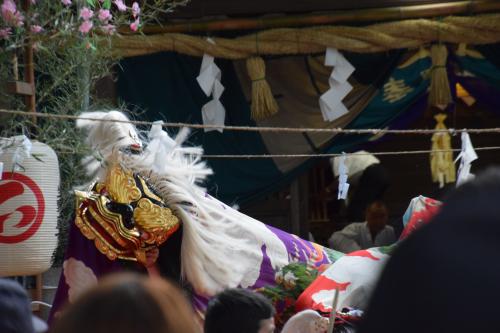 東木熊野神社２０１７年獅子舞写真３