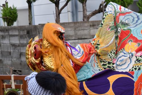 2０１７年上川原獅子組獅子舞写真５