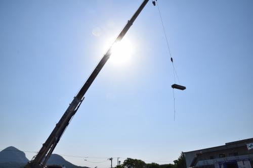 6月９日新庁舎建設状況トップ