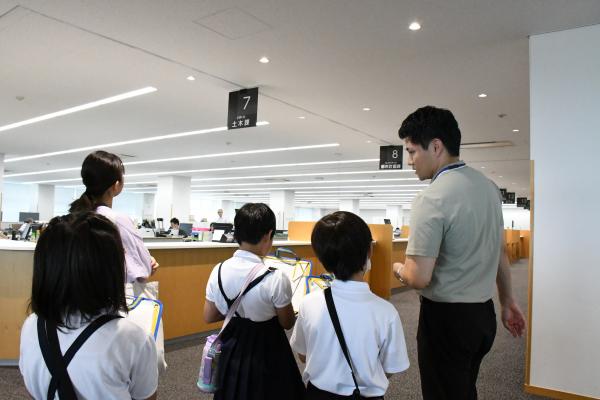 社会科見学の写真
