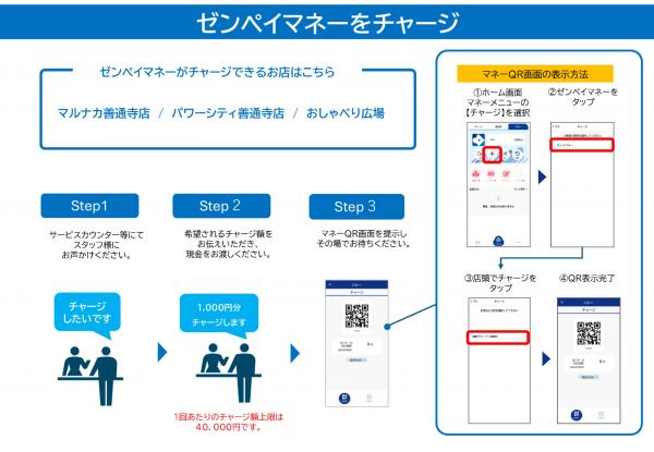 チャージ方法