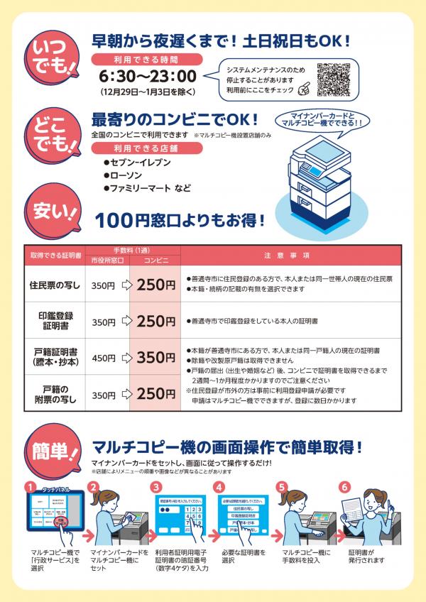コンビニ交付裏