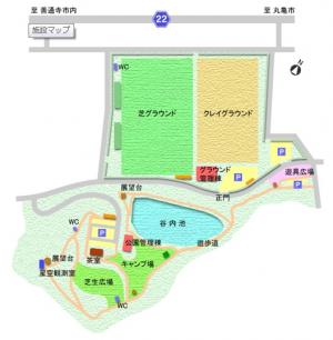 鉢伏ふれあい公園地図