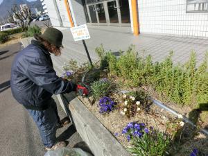 こどもセンターのお手入れ