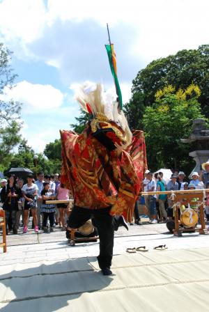 金蔵寺獅子舞写真2
