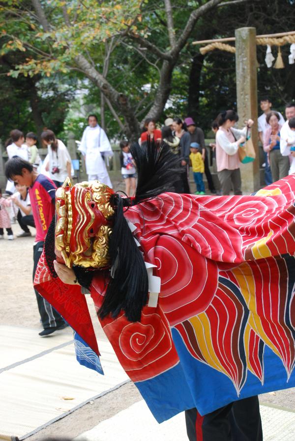 南原獅子組獅子舞写真７