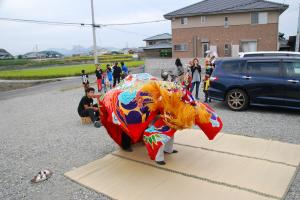 上川原獅子組獅子舞写真３