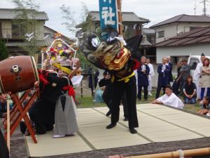 金蔵寺本村本獅子宮づかい写真2