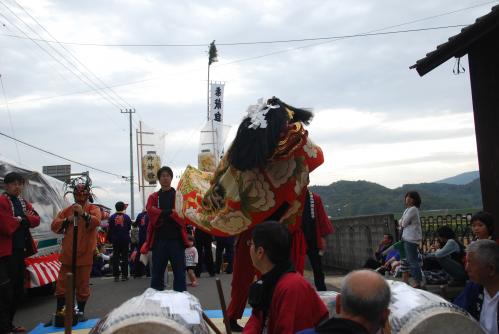 田高田獅子組獅子舞写真５