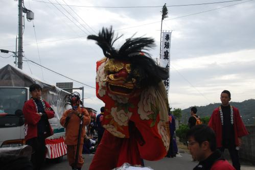 田高田獅子組獅子舞写真５