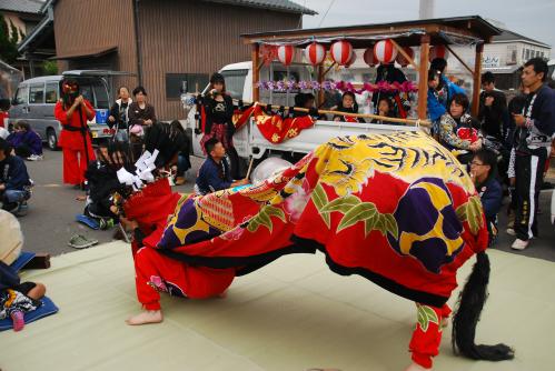 西原獅子組獅子舞写真６