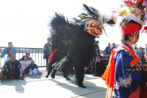 土居獅子組神事場獅子舞写真4