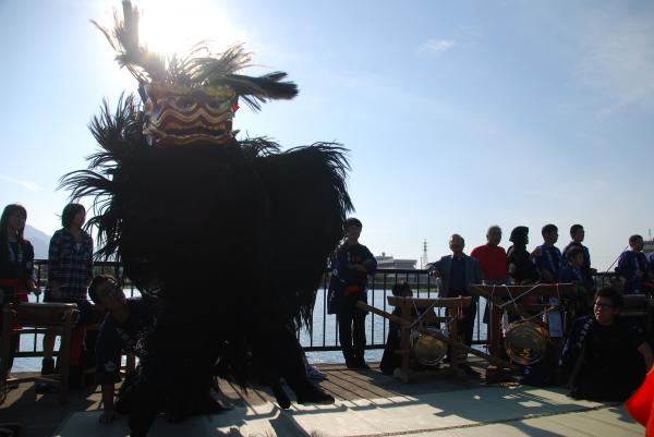 土居獅子組神事場獅子舞写真5