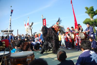 土居獅子組神事場獅子舞写真８