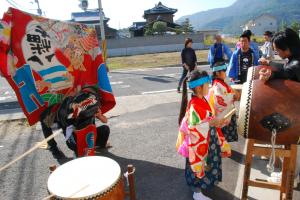 吉原曼荼羅寺下・下所獅子組村づかい写真