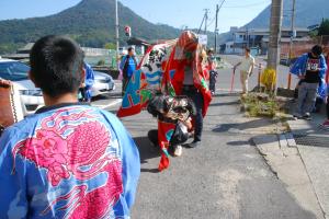 吉原曼荼羅寺下・下所獅子組村づかい写真６