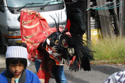 西碑殿獅子組獅子舞写真8