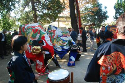 三井之江獅子組宮づかい獅子舞写真４