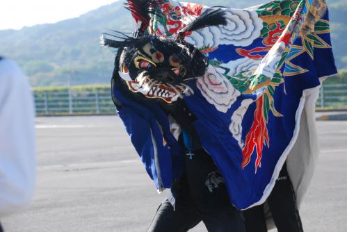 三井之江獅子組村づかい獅子舞写真2