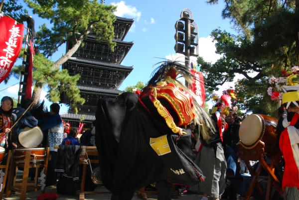 空海まつり金蔵寺獅子組獅子舞写真１