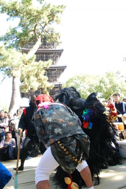 空海まつり五条獅子組獅子舞写真８