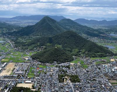 五岳山航空写真