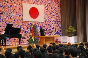 善通寺市立東中学校卒業式写真５