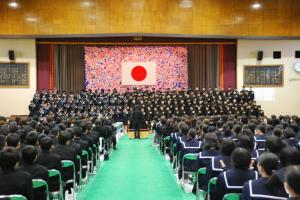 善通寺市立東中学校卒業式写真６