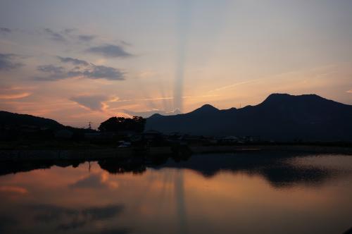 大塚池夕景