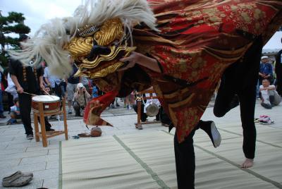 27年金蔵寺本村獅子組獅子舞写真１