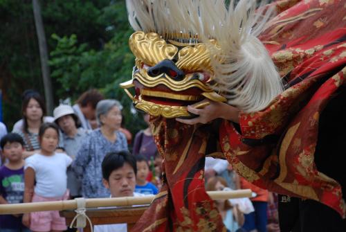 27年金蔵寺本村獅子組獅子舞写真4